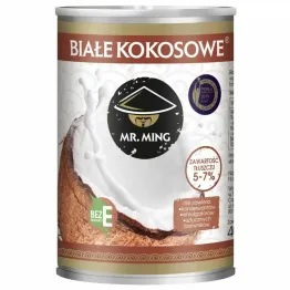 Białe Kokosowe Mleczko 5-7% Tłuszczu 400 ml - Mr. Ming