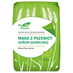 Mąka z Pszenicy Durum (Semolina) Bio 1 kg - Bio Planet