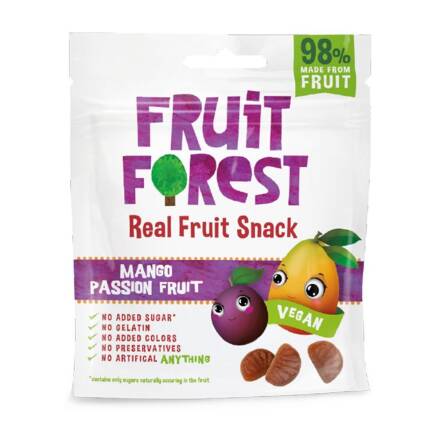 Owocożelki z Mango i Marakują 30 g Fruit Forest 