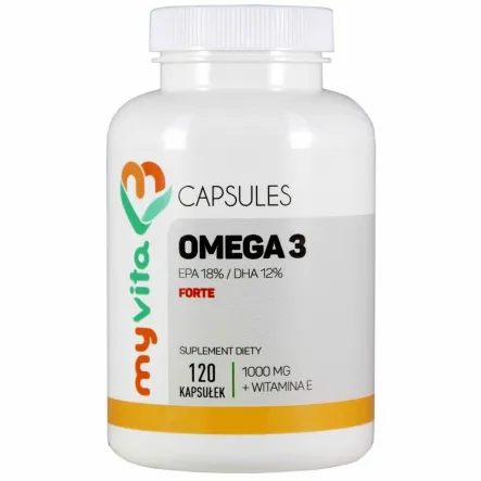 Omega 3 Forte 1000 mg 120 Kapsułek - MyVita