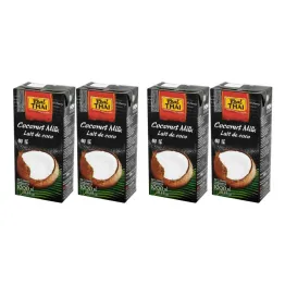 Zestaw 4 x Mleko Kokosowe UHT 85% Ekstrakt Kokosa 1L  RealThai 