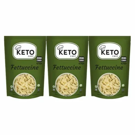 3 x Makaron Konjac Fettuccine Bio 270 (200 g) - Keto Chef