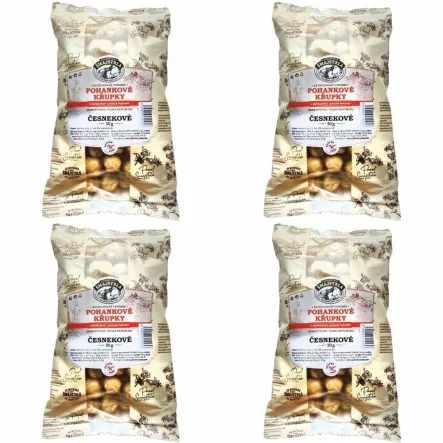 4 x Chrupki Gryczane Czosnkowe 50 g - Smajstrla