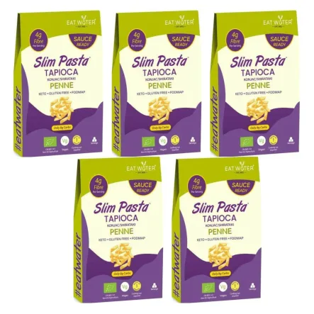 5 x Makaron z Tapioki i Konjac Penne Bezglutenowy Bio 200 g - SLIM PASTA