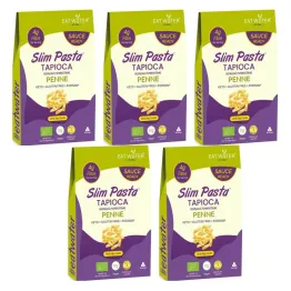 5 x Makaron z Tapioki i Konjac Penne Bezglutenowy Bio 200 g - SLIM PASTA