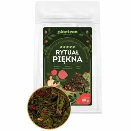 Herbata Zielona z Płatkami Róży Rytuał Piękna 50 g - Planteon