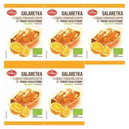 5 x Galaretka o Smaku Pomarańczowym Bio 40 g -Amylon
