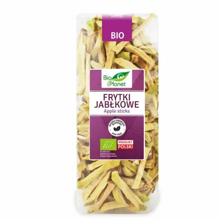 Frytki Jabłkowe Bio 100 g - Bio Planet (data: 17.09.2025)