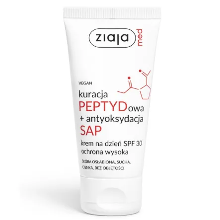 Krem na Dzień SPF30 KURACJA PEPTYDOWA 50 ml - Ziaja MED