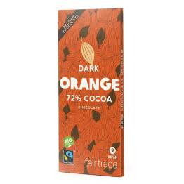 Czekolada Gorzka z Kawałkami Pomarańczy Fair Trade Bio 100 g 
