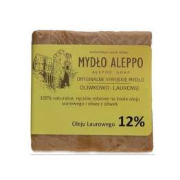 Tradycyjne Syryjskie Mydło Aleppo Olej Laurowy 12% 190 g - Biomika