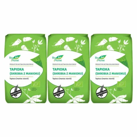 3 x Tapioka Skrobia z Manioku Bezglutenowa Bio 800 g - Bio Planet