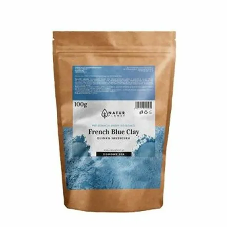 Francuska Glinka Kosmetyczna Niebieska 100 g - Natur Planet