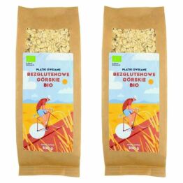 2 x Płatki Owsiane Górskie Bezglutenowe Bio 500 g - Simpatiko