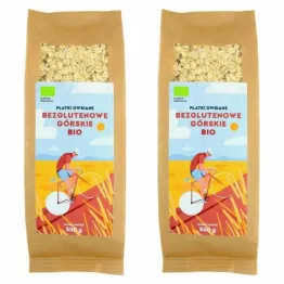 2 x Płatki Owsiane Górskie Bezglutenowe Bio 500 g - Simpatiko