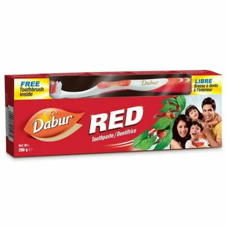 Pasta do Zębów RED  200g+ Szczoteczka do Zębów - Dabur