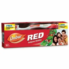 Pasta do Zębów RED  200g+ Szczoteczka do Zębów - Dabur