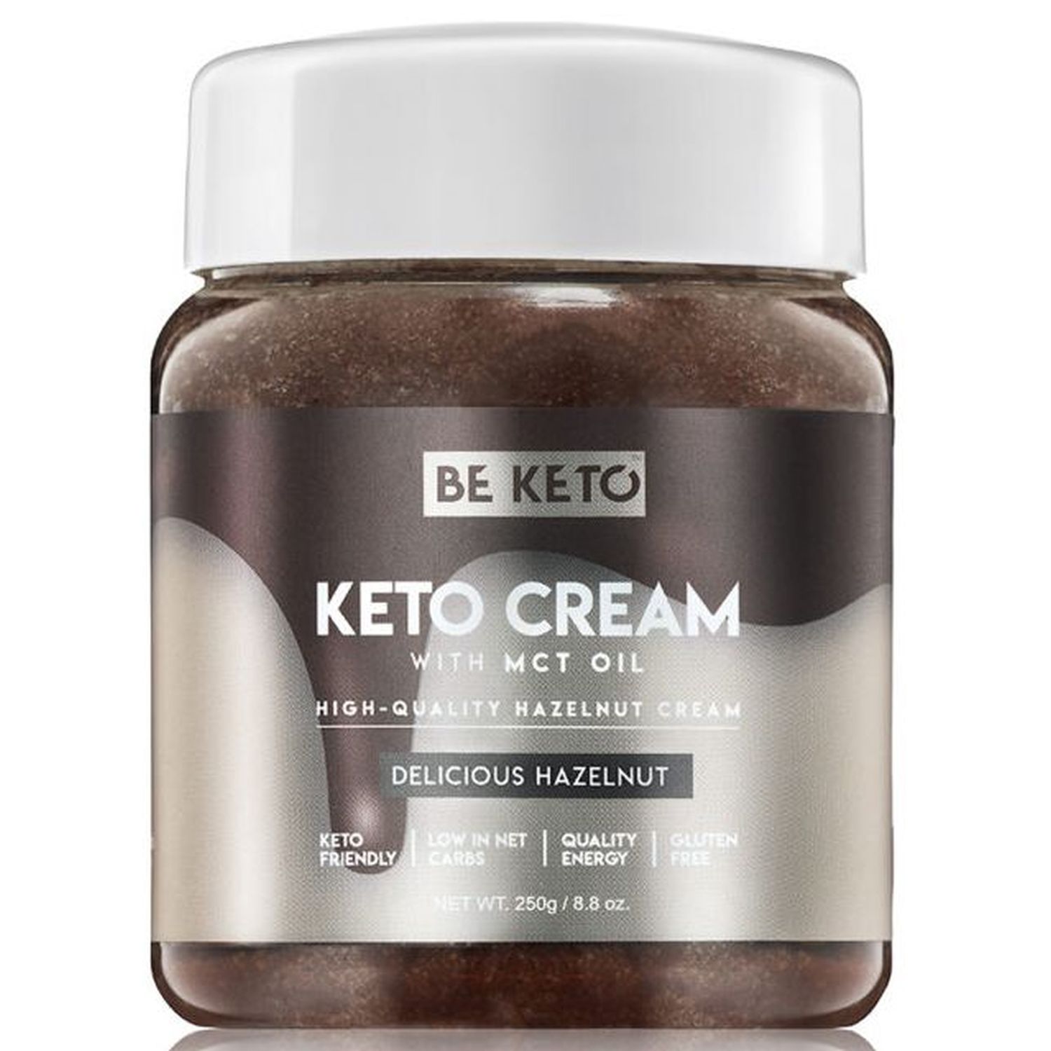 Keto Krem Orzech Laskowy 250 g - Beketo