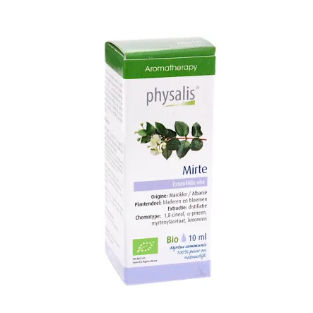 PRODUKT WYCOFANY Olejek Eteryczny Mirte Mirt Zwyczajny Bio 10 ml Physalis
