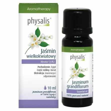 Olejek Jaśmin Wielkokwiatowy Absolut 10 ml - Physalis