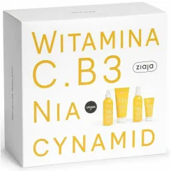 Zestaw Kosmetyków WITAMINA C.B3 (Krem na Przebudzenie 50 ml+ Balsam do Ciała 200 ml+ Tonik 190 ml+ Żel do Twarzy 190 ml) - Ziaja