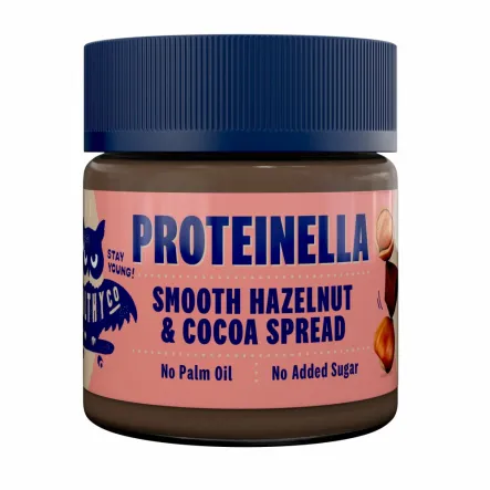 Proteinella Krem Czekoladowy z Orzechami 200 g HealthyCo - Przecena Krótka Data Minimalnej Trwałości