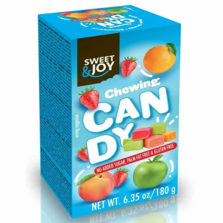 Keto Gumy Rozpuszczalne Owocowe Mix Bez Dodatku Cukru 180 g - Sweet Joy (data: 13.02.2026)