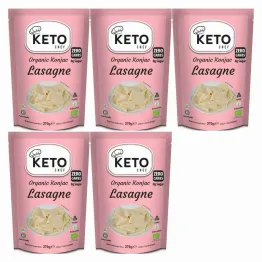 5 x Makaron Keto (Konjac Typu Noodle Lasagne)  Bio 270 g (200 g)  - Keto Chef