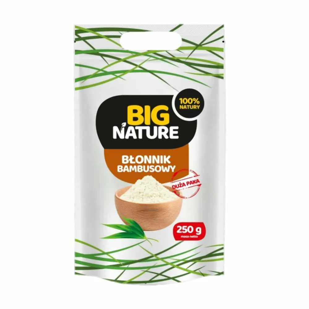 Błonnik Bambusowy 250 g Big Nature - Mąka Bambusowa KETO