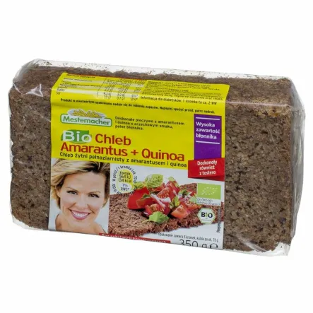 Chleb Amarantus i Quinoa Bio 350 g - Benus