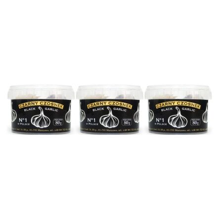 3 x Czarny Czosnek 80 g - Simpatiko