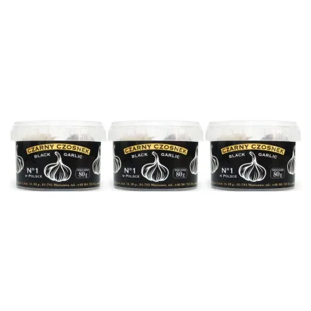 3 x Czarny Czosnek 80 g - Simpatiko
