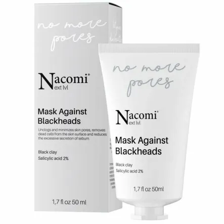 Maska do Twarzy Przeciw Zaskórnikom 50 ml - Nacomi