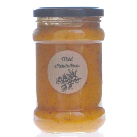 Miód z Rokitnikiem 380 g - Miody Dworskie