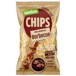 Chipsy Kukurydziano - Ryżowe Barbecue 50 g - Benlian