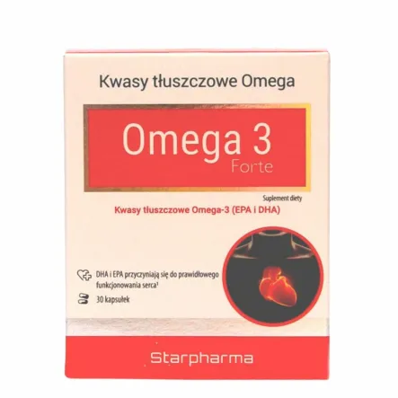Omega 3 Forte 30 Kapsułek - Starpharma
