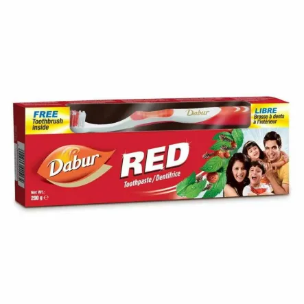 Pasta do Zębów Red 200 g +Szczoteczka Do Zębów - Dabur