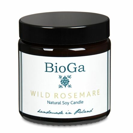 Świeczka Sojowa WILD ROSEMARE 60 ml - BioGa Świeca Sojowa - Wyprzedaż