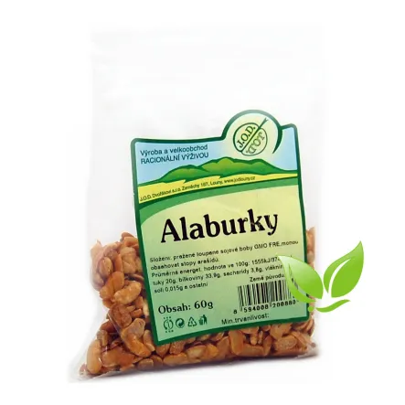 Orzeszki Sojowe Alaburky 60 g - JOD