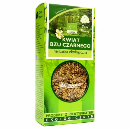 Kwiat Bzu Czarnego Herbatka Eko 50 g - Dary Natury