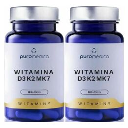 2 x Witamina D3K2MK7 60 Kapsułek - Puromedica
