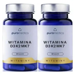 2 x Witamina D3K2MK7 60 Kapsułek - Puromedica