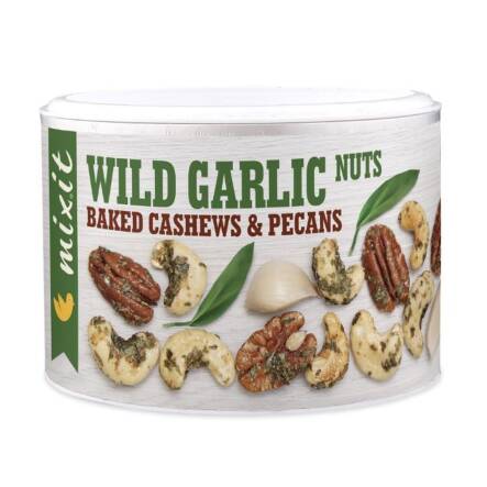 Pieczone Orzechy z Solą i Przyprawami Wild Garlic Nuts 150 g - Mixit