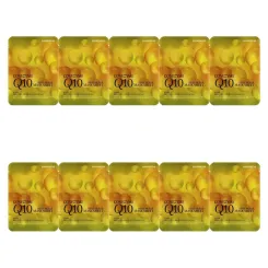 10 x Maska Odmładzająca w Płachcie z Koenzymem Q10 21 g - BARONESS