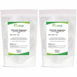 Zestaw 2 x Chlorek Magnezu Sześciowodny Płatki 1 kg - DeliFood