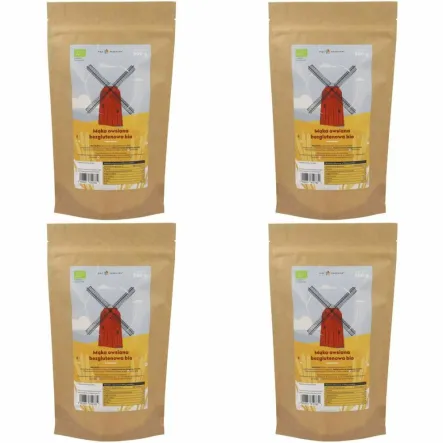 4 x Mąka Owsiana Bezglutenowa Bio 500 g - Simpatiko