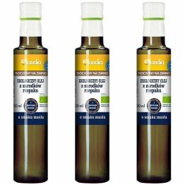 3 x Olej z Zarodków Rzepaku o Smaku Masła Tłoczony na Zimno Bio 500 ml - Olandia
