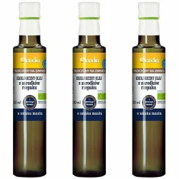 3 x Olej z Zarodków Rzepaku o Smaku Masła Tłoczony na Zimno Bio 500 ml - Olandia