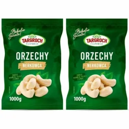 Zestaw 2 x Orzechy Nerkowca Połówki 1 kg - Targroch