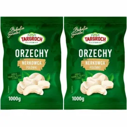 Zestaw 2 x Orzechy Nerkowca Połówki 1 kg - Targroch